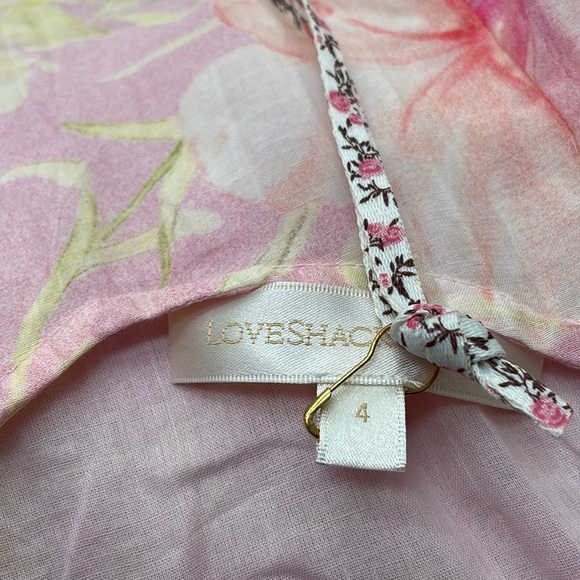 Loveshack Fancy Mini Dress in Light Berry Tea - Picture 5 of 8